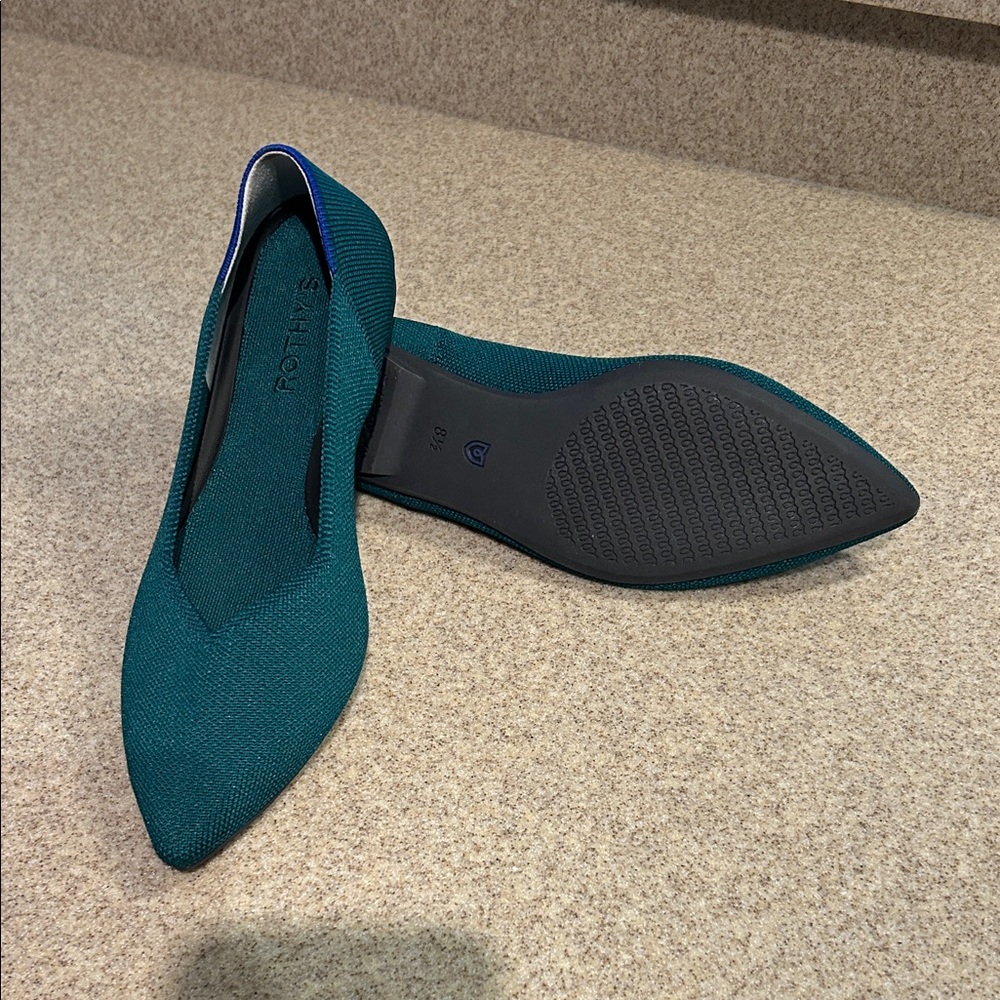 Rothy's Deep Green The Point II Flats - Picture 6 of 6